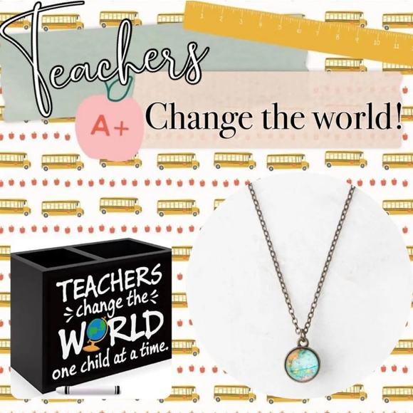 New Plunder "Traveler" World Globe Necklace (18.75”-21.75") - Picture 6 of 7